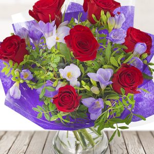 Valentine Rose & Freesia